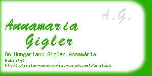 annamaria gigler business card